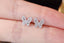 14K GOLD 0.22 CT NATURAL H DIAMOND & BUTTERFLY EARRINGS