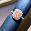 14K GOLD 1 CT NATURAL PINK DIAMOND RING