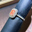 14K GOLD 1 CT NATURAL PINK DIAMOND RING