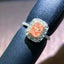 14K GOLD 1 CT NATURAL PINK DIAMOND RING
