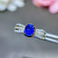 14K GOLD 1.53 CTW NATURAL SAPPHIRE & DIAMOND RING