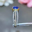 14K GOLD 1.53 CTW NATURAL SAPPHIRE & DIAMOND RING