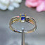 14K GOLD 1.53 CTW NATURAL SAPPHIRE & DIAMOND RING