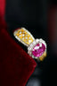 14K GOLD 1.46 CTW NATURAL RUBY & DIAMOND RING