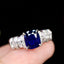 14K GOLD 1.82 CTW NATURAL SAPPHIRE & DIAMOND RING