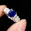 14K GOLD 1.82 CTW NATURAL SAPPHIRE & DIAMOND RING