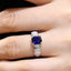 14K GOLD 1.82 CTW NATURAL SAPPHIRE & DIAMOND RING