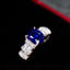 14K GOLD 1.82 CTW NATURAL SAPPHIRE & DIAMOND RING