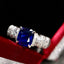 14K GOLD 1.82 CTW NATURAL SAPPHIRE & DIAMOND RING
