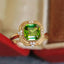 14K GOLD 1.62 CTW NATURAL TOURMALINE & SAPPHIRE RING
