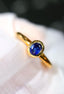 14K GOLD 0.3 CT NATURAL SAPPHIRE RING
