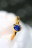 14K GOLD 0.3 CT NATURAL SAPPHIRE RING