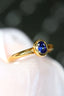 14K GOLD 0.3 CT NATURAL SAPPHIRE RING