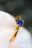 14K GOLD 0.3 CT NATURAL SAPPHIRE RING