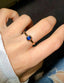 14K GOLD 0.3 CT NATURAL SAPPHIRE RING
