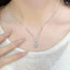 14K GOLD 1 CT NATURAL H DIAMOND NECKLACE