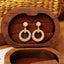 14K GOLD 0.6 CT NATURAL H DIAMOND EARRINGS