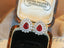 14K GOLD 1.87 CTW NATURAL RUBY & DIAMOND EARRINGS