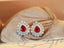 14K GOLD 1.87 CTW NATURAL RUBY & DIAMOND EARRINGS