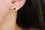 14K GOLD 0.62 CTW NATURAL RUBY & DIAMOND EARRINGS