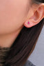 14K GOLD 0.92 CTW NATURAL RUBY & DIAMOND EARRINGS