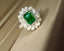 14K GOLD 1.94 CTW NATURAL EMERALD & DIAMOND RING