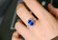 14K GOLD 1.07 CTW NATURAL SAPPHIRE & DIAMOND RING