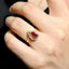 14K GOLD 1.18 CTW NATURAL RUBY & DIAMOND RING