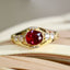 14K GOLD 1.25 CTW NATURAL RUBY & DIAMOND RING