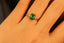 14K GOLD 1.40 CTW NATURAL EMERALD & DIAMOND RING