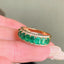 14K GOLD 2.04 CTW NATURAL EMERALD & DIAMOND RING