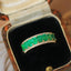 14K GOLD 2.04 CTW NATURAL EMERALD & DIAMOND RING