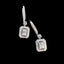 GIA CERTIFIED 14K GOLD 1.05 CTW NATURAL G VS2 RADIANT DIAMOND EARRINGS