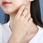 14K GOLD 0.49 CTW VIVID GREEN NATURAL EMERALD & DIAMOND RING