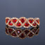 14K GOLD 0.74 CTW NATURAL RUBY & DIAMOND RING