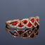 14K GOLD 0.74 CTW NATURAL RUBY & DIAMOND RING