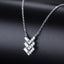 14K GOLD 0.11 CT NATURAL H DIAMOND NECKLACE