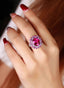 14K GOLD 5.49 CTW NATURAL TOURMALINE & DIAMOND RING