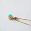 14K GOLD 0.32 CTW NATURAL OPAL & SAPPHIRE NECKLACE