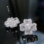 14K GOLD 0.6 CT NATURAL H DIAMOND EARRINGS