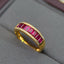 14K GOLD 2.2 CT NATURAL RUBY & DIAMOND RING