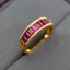 14K GOLD 2.2 CT NATURAL RUBY & DIAMOND RING