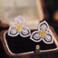 14K GOLD 1.00 CT NATURAL COLOR DIAMOND EARRINGS