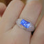 14K GOLD 2.63 CTW NATURAL SAPPHIRE & DIAMOND RING