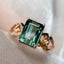 14K GOLD 2.05 CT NATURAL TOURMALINE & DIAMOND RING