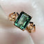 14K GOLD 2.05 CT NATURAL TOURMALINE & DIAMOND RING