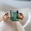14K GOLD 2.05 CT NATURAL TOURMALINE & DIAMOND RING