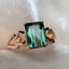 14K GOLD 2.05 CT NATURAL TOURMALINE & DIAMOND RING