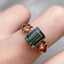 14K GOLD 2.05 CT NATURAL TOURMALINE & DIAMOND RING