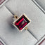 14K GOLD 6.07 CTW NATURAL TOURMALINE & DIAMOND RING